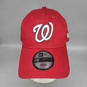 49FIFTY New Era Hat Washington Nationals Core Fit Cap size Large L